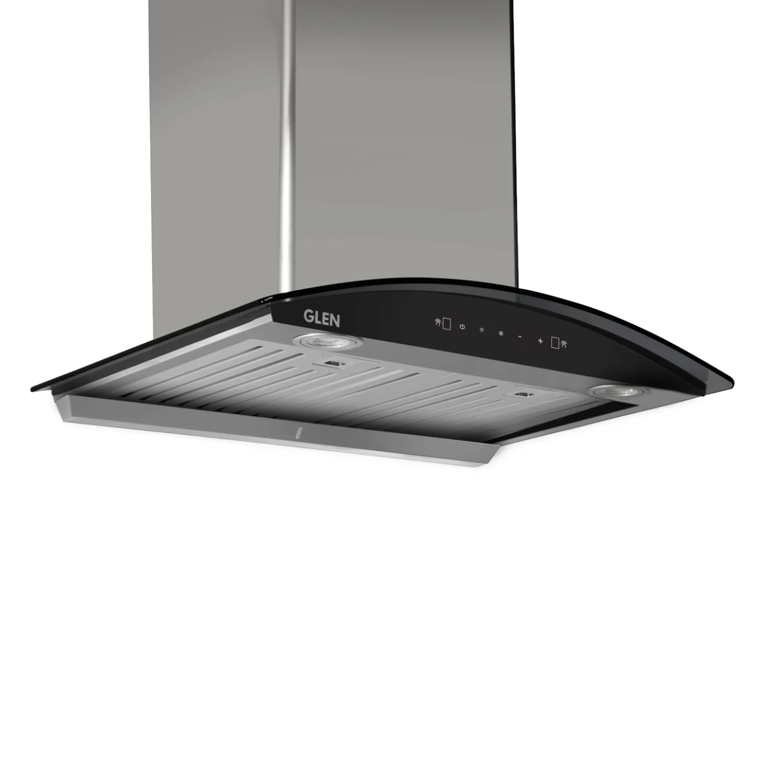 Auto Clean Curved Glass Kitchen Chimney, Baffle Filters, Motion Sensor 1200 m3/h 60cm - SS (CH6066MSAC60)