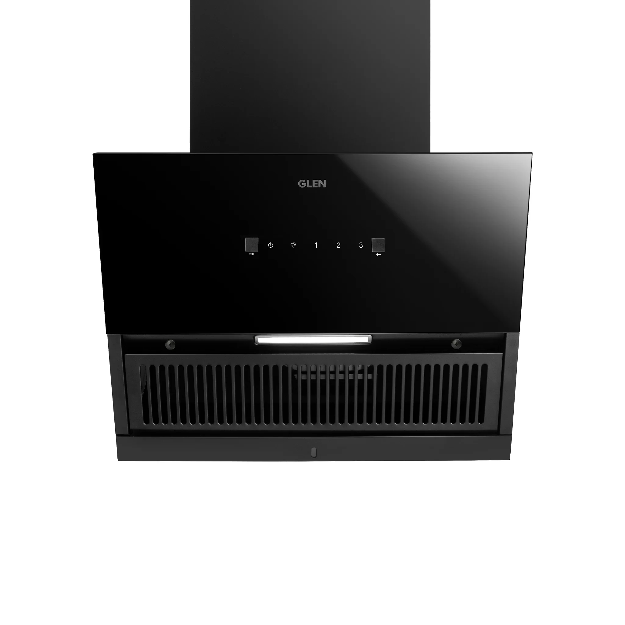 Auto Clean Glass Filterless Chimney with Heat Sensor 1400 m3/h 60/75/90cm (CH 6064 HSR BL AC)