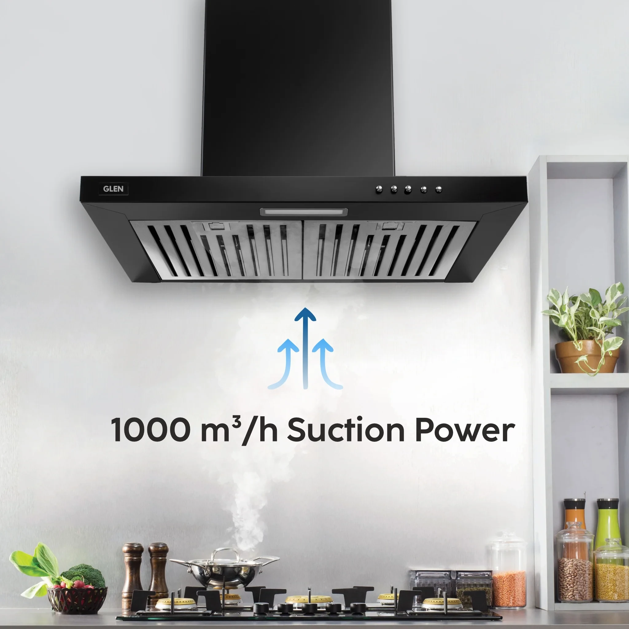 Chimney Hood 6021 T Shape BL 60